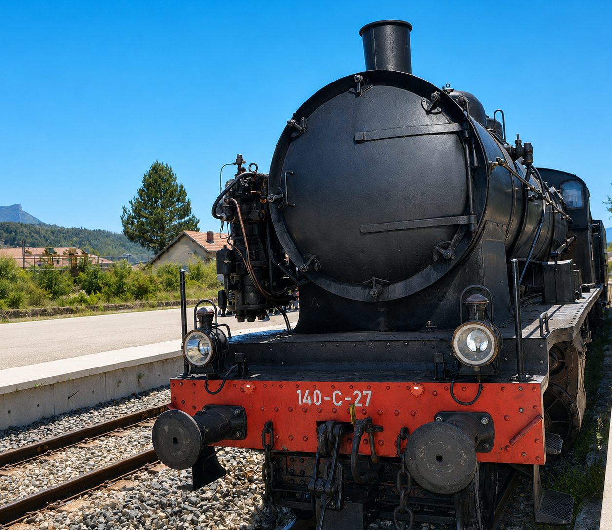 locomotive a vapeur veynes